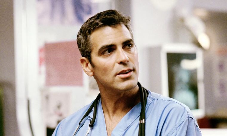 George Clooney se catapultó a la fama con su papel de médico en ER.