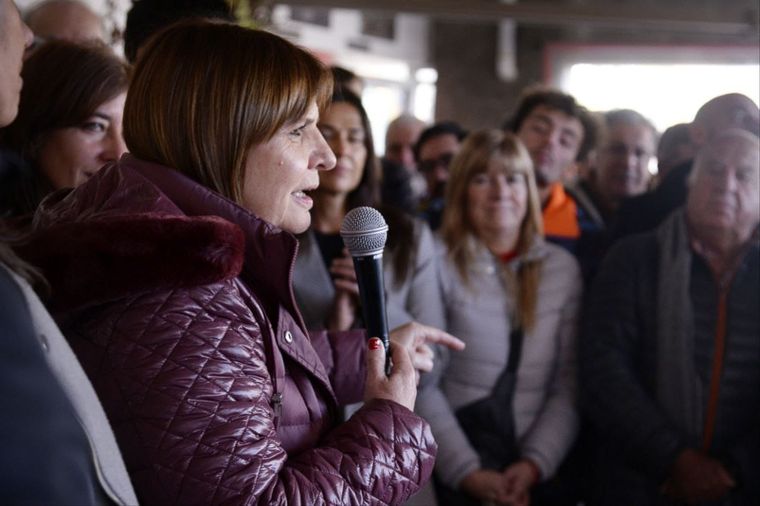 La precandidata a presidente se comparó con la ex canciller alemana Foto: Noticias Argentinas