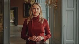 Máxima brilló con discreción en su look.