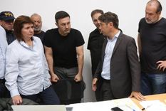 Patricia Bullrich, Luis Petri y Axel Kicillof Foto: NA