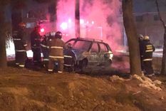 El incendio ocurrió durante la madrugada Foto: Gentileza Facu Monteavaro