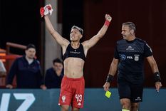 Eric Ramírez y un gol clave para seguir con la ilusión de ser campeón. Foto: Fotobaires