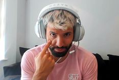 agüero bromeo con lautaro martinez y luego debio aclararlo