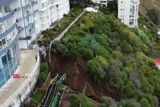 El movimiento de tierras a metros del Euromarina II. Foto: Leandro Muñoz Caro