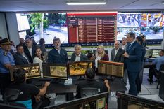 asi funciona el nuevo centro de videovigilancia que presentaron cornejo y ulpiano