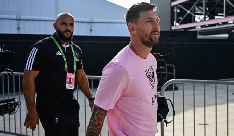 Lionel Messi está en duda para jugar con Toronto. Foto: @InterMiamiCF