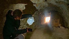 El túnel hallado cerca de Jerusalén tiene unos 50 metros de extensión y todavía desconcierta a los arqueólogos por su origen y su función.