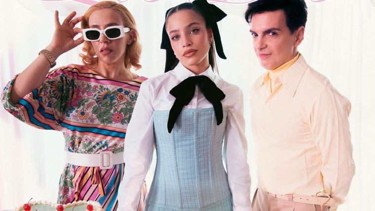Emilia Mernes, Juliana Gatta, Ale Sergi La portada. Foto: @mirandaenvivo