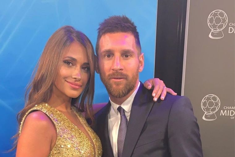 Antonela Roccuzzo y Lionel Messi Foto: Instagram Antonela Roccuzzo