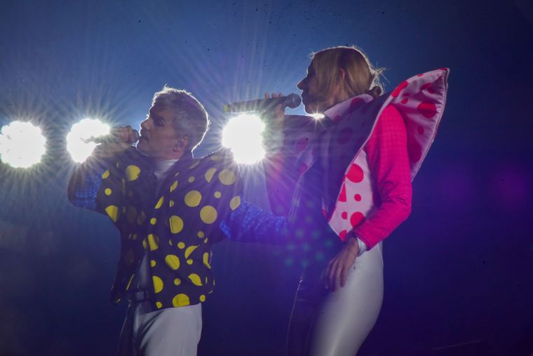 Ale Sergi y Juliana Gattas lo dieron todo. Ale Sergi y Juliana Gattas lo dieron todo.