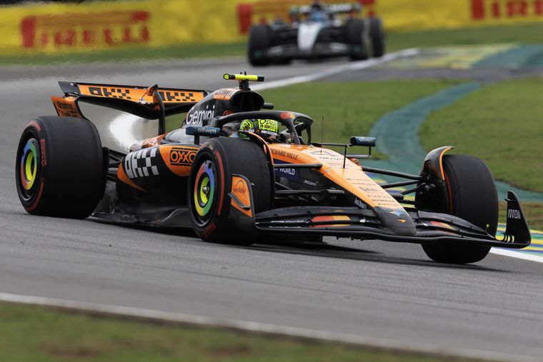 Lando Norris (McLaren), el gran protagonista del fin de semana hasta ahora.
