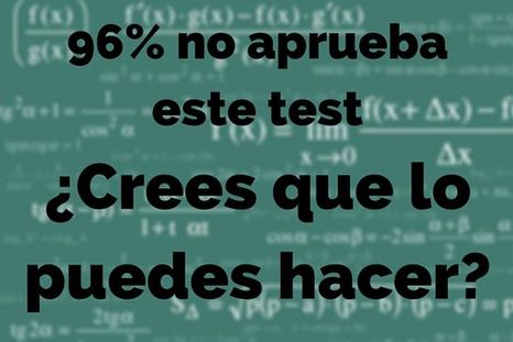 Sólo el 4% de las personas supera este quiz online