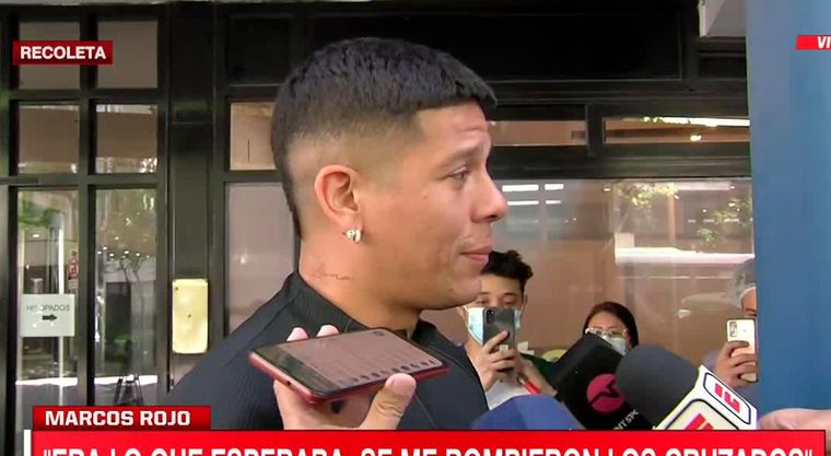 Rojo confirmó su lesión ligamentaria.