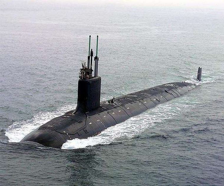 Australia recibirá submarinos nucleares de la clase Virginia. Aquí el USS Virginia, líder de su clase Foto: US Navy