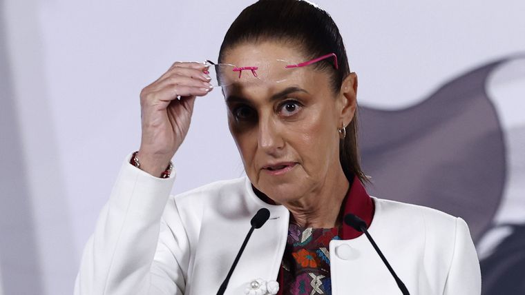 Claudia Sheinbaum no ha dudado en confrontar a Donald Trump, su poderoso vecino del norte. Foto Efe Claudia Sheinbaum no ha dudado en confrontar a Donald Trump, su poderoso vecino del norte. Foto Efe