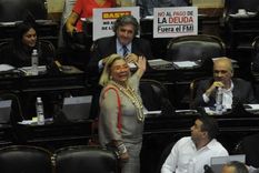 carrio y ramon protagonizaron un tenso cruce durante la sesion