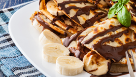 Delicia total: receta de panqueques con Nutella y banana lista en minutos. Delicia total: receta de panqueques con Nutella y banana lista en minutos.
