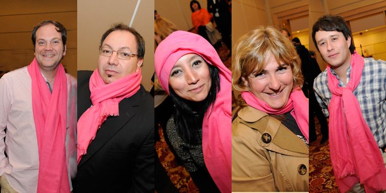 Croce, Conte, Gallardo, García Sotelo y Azcurra. Glam persons. Foto: Alf Ponce / MDZ