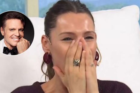 Luis Miguel habría tirado una rosa a Pampita. / Captura de TV Luis Miguel habría tirado una rosa a Pampita. / Captura de TV