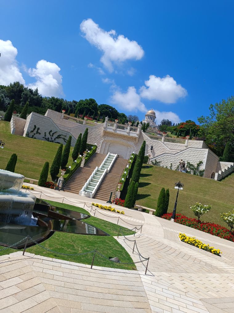 Los jardines Baháí Foto: Mauro Sturman