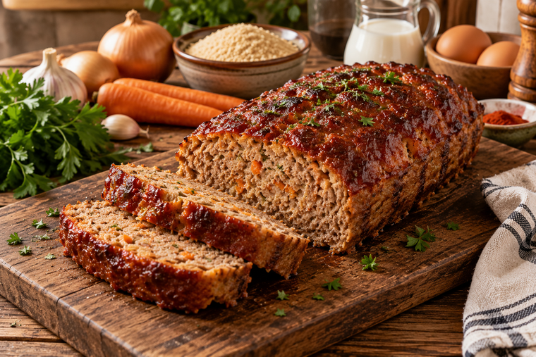 El secreto para preparar un pan de carne jugoso y que no se desarme