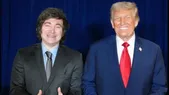 El presidente Javier Milei y su par Donald Trump en su último encuentro. El presidente Javier Milei y su par Donald Trump en su último encuentro.