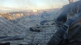 Investigan el origen del incendio en el casino de San Martín. Investigan el origen del incendio en el casino de San Martín.