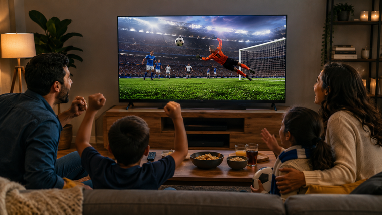 Samsung lanzó una Smart TV 4K con descuento ideal para disfrutar el próximo Mundial 2026 desde casa. Samsung lanzó una Smart TV 4K con descuento ideal para disfrutar el próximo Mundial 2026 desde casa.