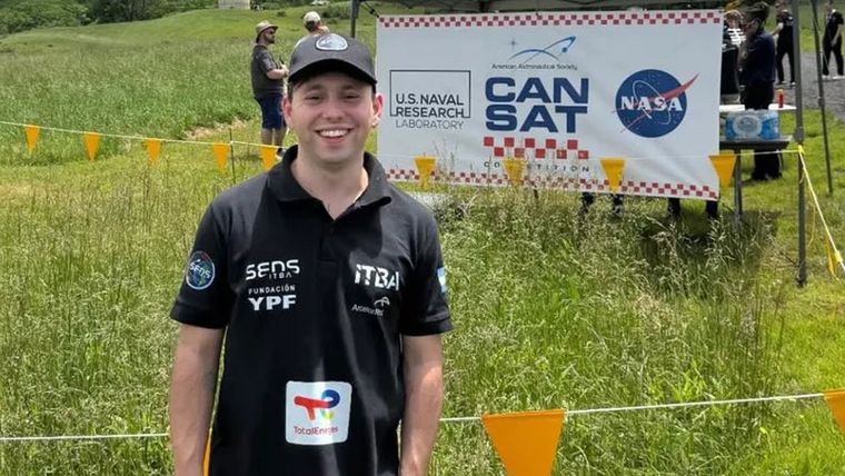 El joven mendocino Agustín Martínez Haarth.