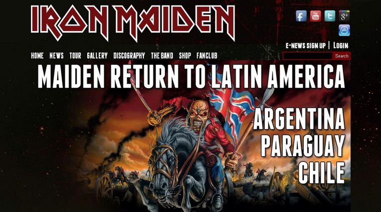 Foto: Publicada en www.ironmaiden.com.ar