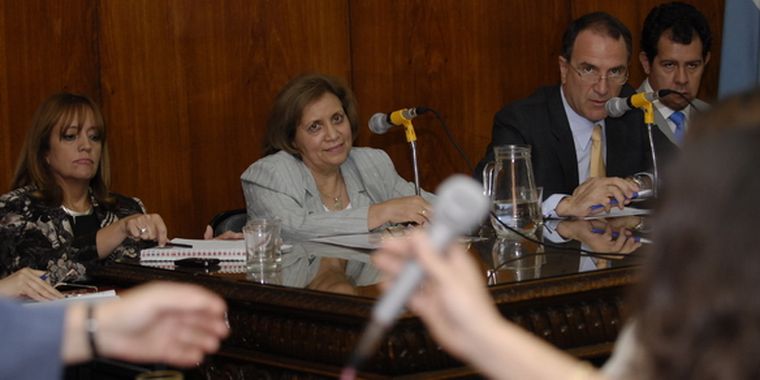 Iris Lima, durante la audiencia pública. Foto: Marcelo Ruiz / MDZ