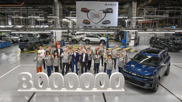 8 millones: El nuevo récord de Dacia Foto: Dacia