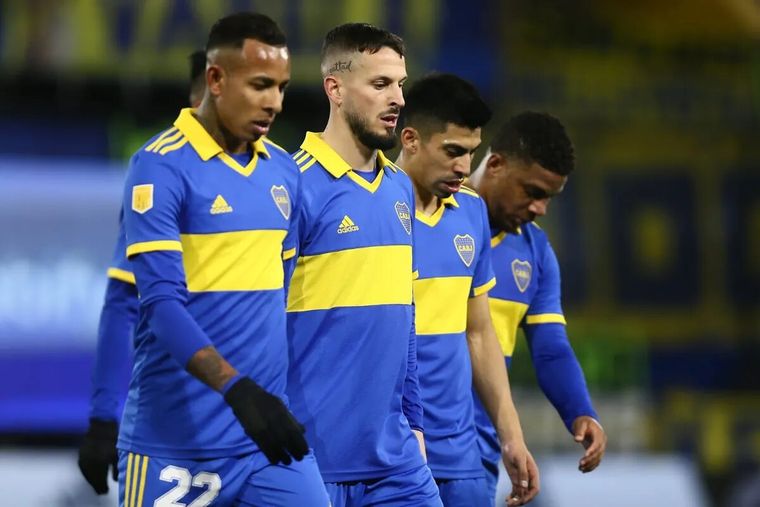 Boca perdió a una de sus figuras para el partido contra Estudiantes. Foto: LA NACION/Mauro Alfieri