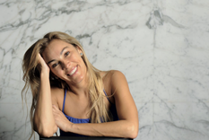 a que se dedica y cual es el trabajo de geraldine la rosa, la esposa de marcelo gallardo