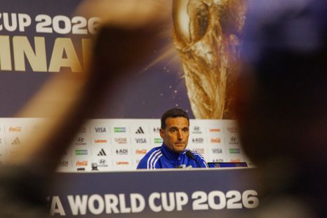 La revelación de Scaloni en plena conferencia.&nbsp;
