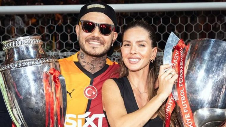 Junto al representante: la foto de la China, Mauro y Elio Letterio Pino que despertó dudas sobre su futuro. / Archivo MDZ