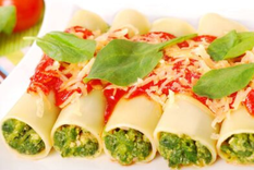 Canelones de espinaca y ricotta: saludables y llenos de sabor Foto: Shutterstock