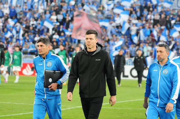 Esteban Solari habló del desarrollo del partido y también se expresó sobre el mercado de pases de Godoy Cruz.