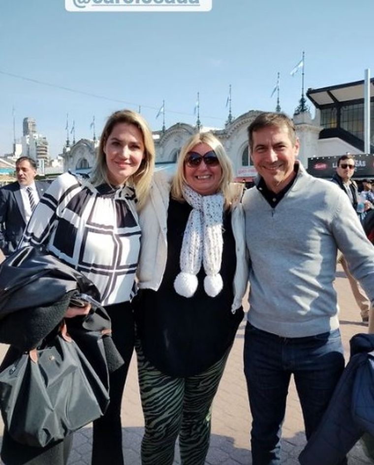 Carolina Losada y Luis Naidenoff ya se muestran juntos.
