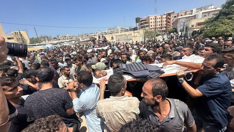 En Gaza, Israel bombardeó un hospital, como parte de su genocidio. Foto Efe En Gaza, Israel bombardeó un hospital, como parte de su genocidio. Foto Efe