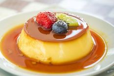 sin huevos y sin azucar: disfruta de un exquisito flan de banana ¡muy facil!
