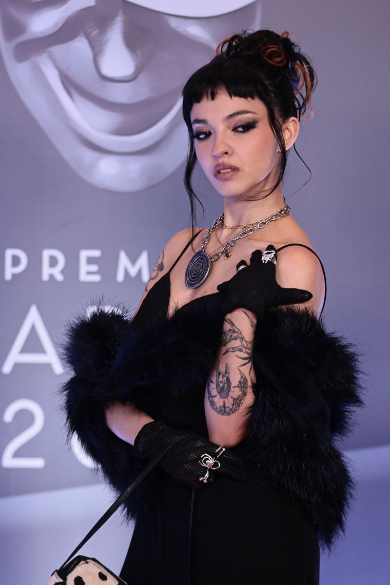 El look de Juana Rozas en los Premios Gardel 2025. El look de Juana Rozas en los Premios Gardel 2025.