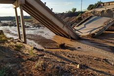 El puente ubicado sobre el Arroyo Los Pozos, en la Ruta Nacional 40 cayó producto de las tormentas. Foto: Archivo MDZ El puente ubicado sobre el Arroyo Los Pozos, en la Ruta Nacional 40 cayó producto de las tormentas. Foto: Archivo MDZ