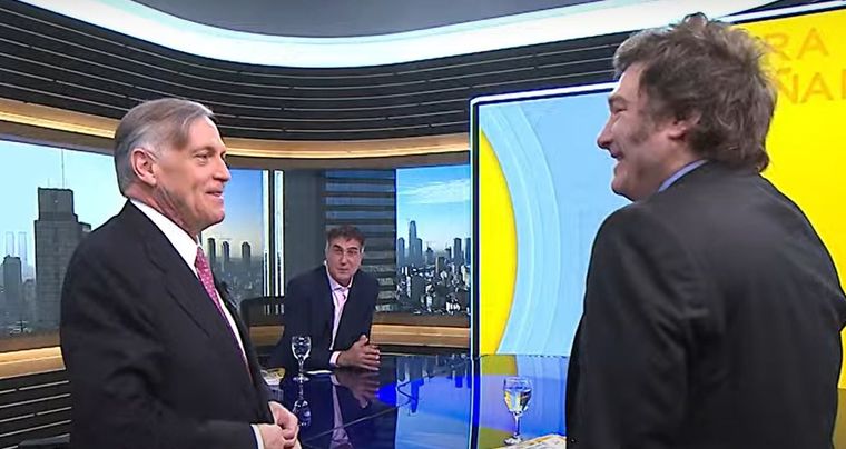 El canal de noticias que a diferencia de TN y C5N, crece sistemáticamente en el rating. Foto: redes sociales A24.