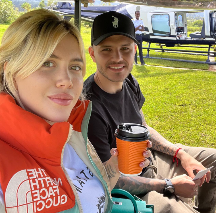 Mauro Icardi con Wanda Nara en 2022. Foto: Instagram/ @wanda_nara. Mauro Icardi con Wanda Nara en 2022. Foto: Instagram/ @wanda_nara.