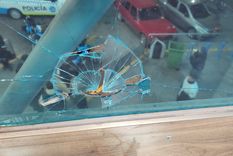 Graves daños en las instalaciones recientemente remodeladas de la Terminal de San Martín luego del enfrentamiento entre dos grupos. Foto: Municipalidad de San Martín