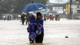 Las inundaciones llevaron desolación a Tailandia y Sri Lanka. Foto Efe