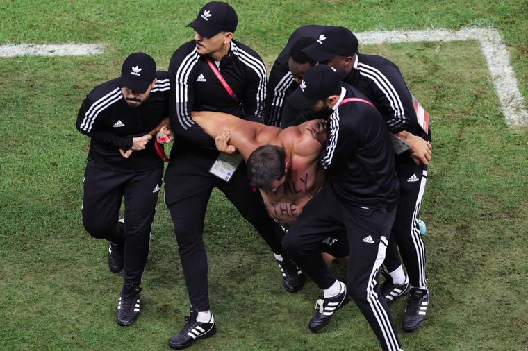 El intruso del Países Bajos-Argentina. Foto: EFE