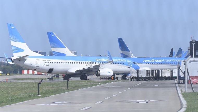 Vuelos frenados este miércoles por el paro Foto: Juan Mateo Aberastain/MDZ