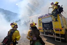Siguen los trabajos de los bomberos en Chubut